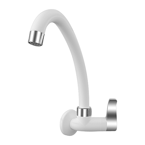 Torneira Parede Bica Movel Abs Orquidea Branca Cromada