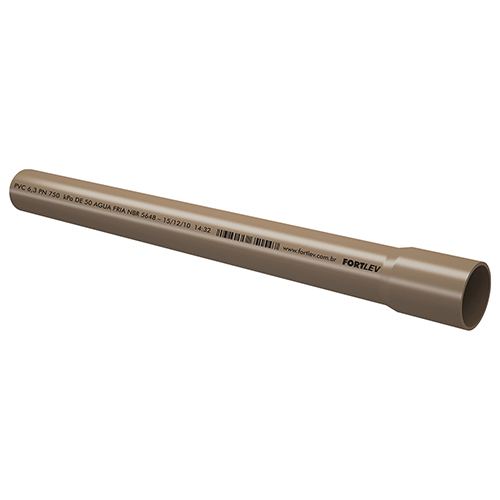 Tubo Pvc Soldavel 40mm 1.1/4" Fortlev (Metro)