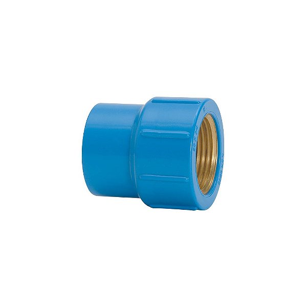 Luva Bucha Latao 25mm X 3/4" (Azul) Amanco