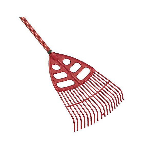 Vassoura Grama Plastica 16 Dentes C/ Cabo 6050 Roma