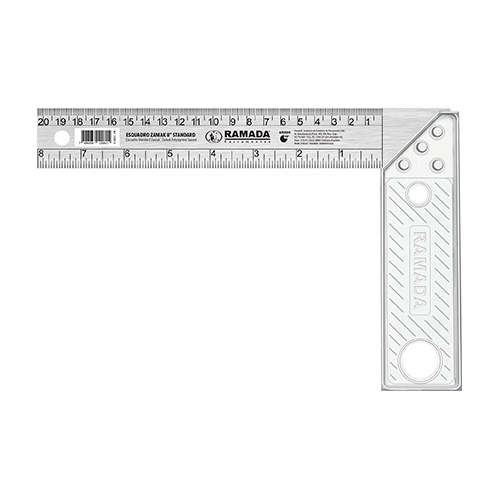 Esquadro Cabo Aluminio 14" Ramada