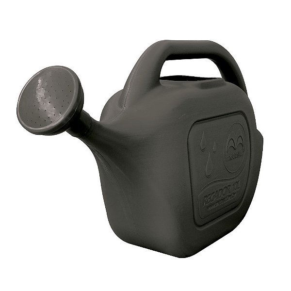 Regador Plastico 10l Preto Metasul
