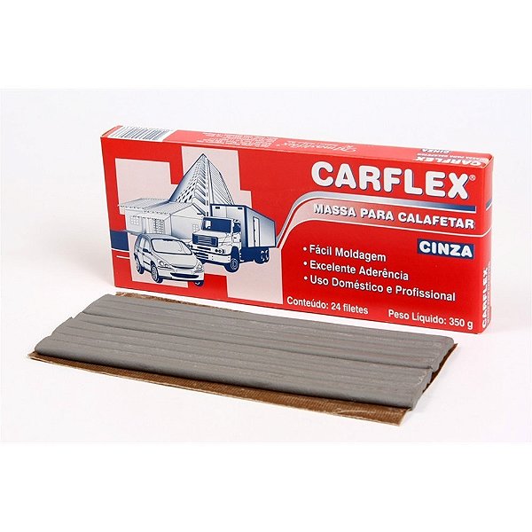 Massa Calafetar 350g Filete Cinza Carflex