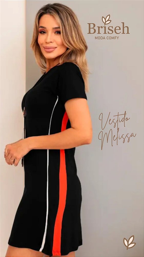 Vestido Melissa Curto Malha