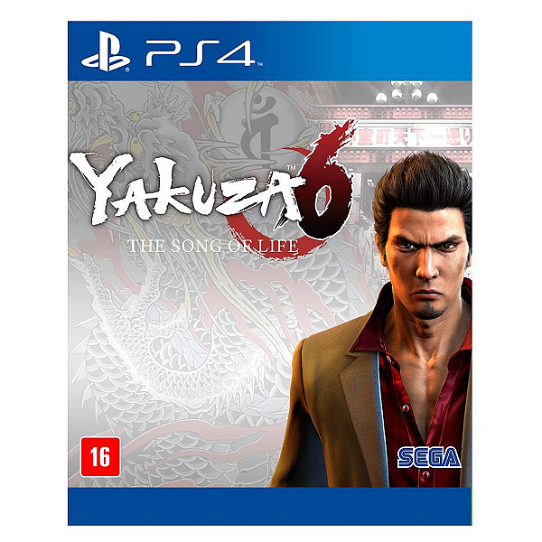 Jogo Yakuza 6 The Song of Life - PS4 Mídia Digital