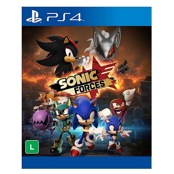 Jogo Sonic Forces Digital Bonus Edition - PS4 Mídia Digital