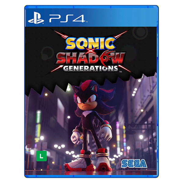 Jogo SONIC X SHADOW GENERATIONS - PS4 Mídia Digital