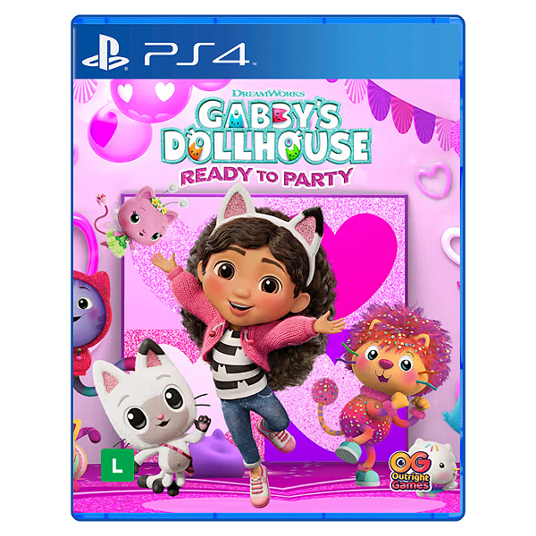 Jogo DreamWorks A Casa Mágica da Gabby: Prontos para Festa - PS4 Mídia Digital