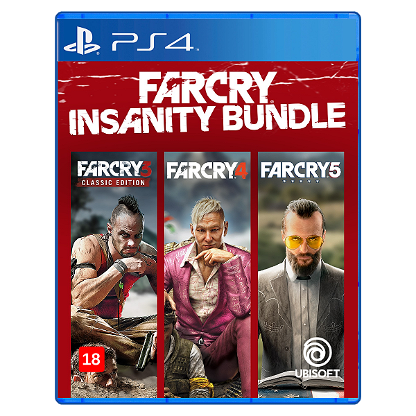 Jogo Far Cry - Pacote Insanidade - PS4 Mídia Digital