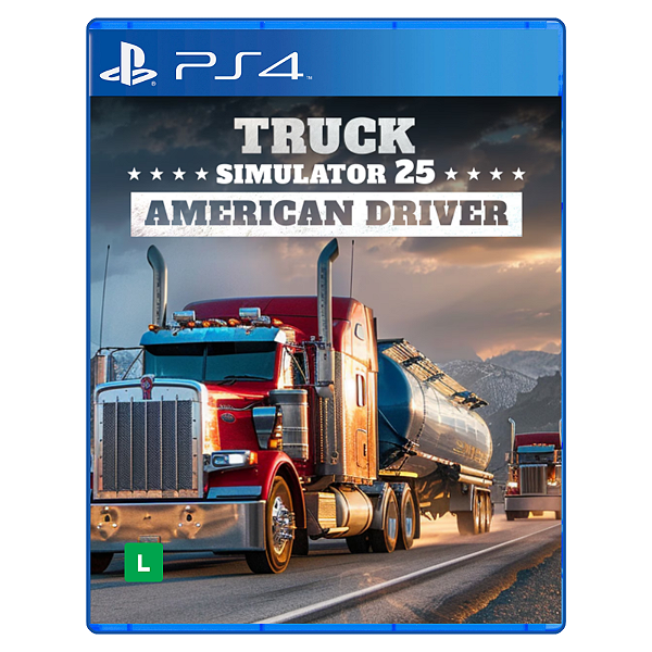Jogo Truck Simulator 25 - American Driver - PS4 Mídia Digital