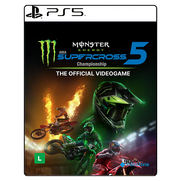 Jogo Monster Energy Supercross - The Official Videogame 5 - PS5 Mídia Digital