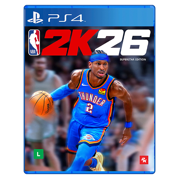 Jogo NBA 2K26 Edição Superstar - PS5 Mídia Digital