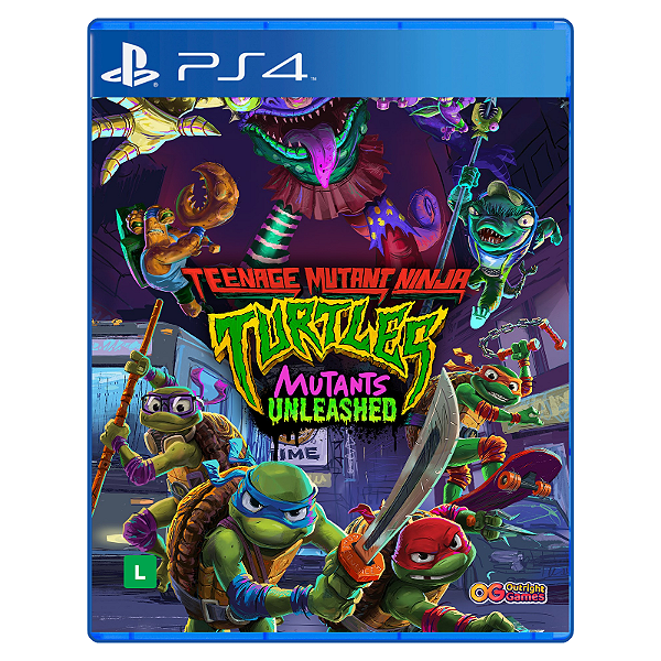 Jogo As Tartarugas Ninja: Mutantes à Solta - PS4 Mídia Digital