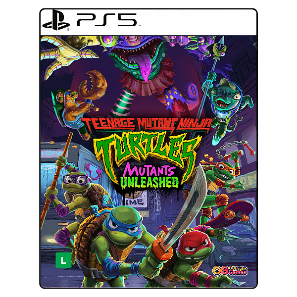 Jogo As Tartarugas Ninja: Mutantes à Solta - PS5 Mídia Digital