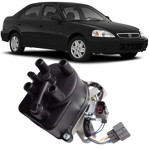 DISTRIBUIDOR DE IGNICAO CIVIC 1.5 1.6 16V 1996 A 1999 7/2 PINOS COM BOBINA