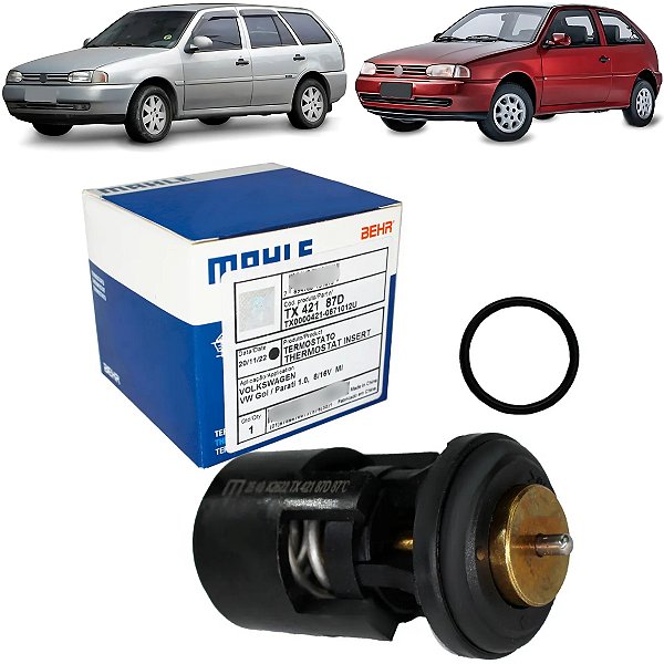 VALVULA TERMOSTATICA GOL PARATI G2 G3 1.0 8V 16V 1997 A 2002 MOTOR AT / MI