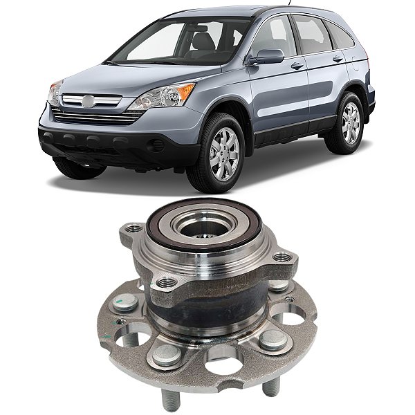 CUBO DE RODA TRASEIRO COM ROLAMENTO CRV 2.0 16V G3 2007 A 2011