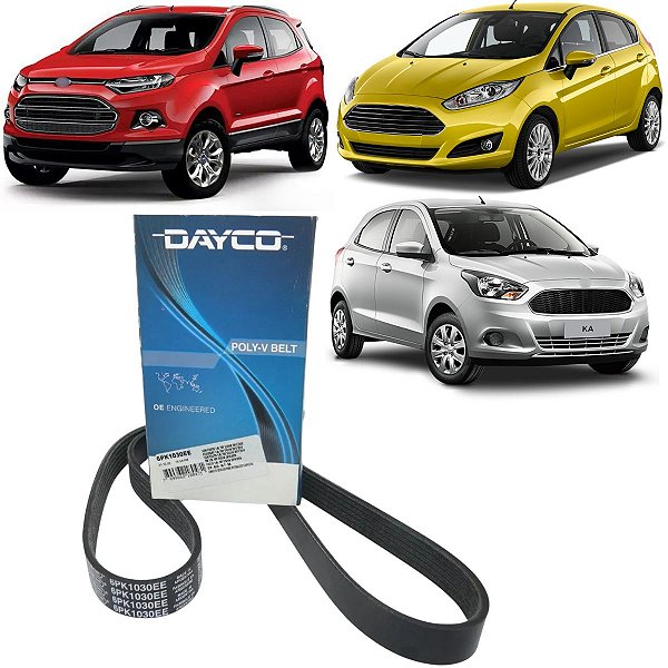 CORREIA ALTERNADOR FORD NEW FIESTA 1.5 1.6 SIGMA 2011 A 2020 KA 1.5 SIGMA 2014 A 2020 ECOSPORT 1.6 SIGMA 2012 A 2018