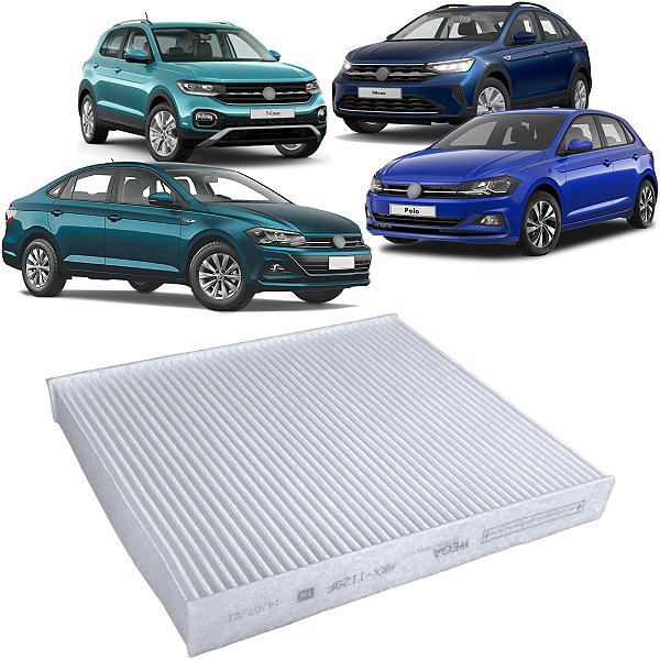 FILTRO DO AR CONDICIONADO NIVUS NOVO POLO T-CROSS VIRTUS 2018/...