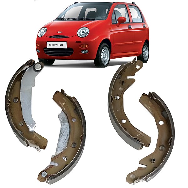 JOGO SAPATA DE FREIO 170X30 CHERY QQ 1.0 1.1 2010 A 2021