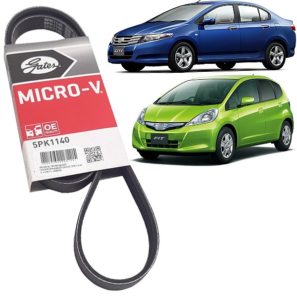 CORREIA MICRO V FIT 1.4 8V 2004 2005 2006 2007 2008 FIT 1.5 16V 2004 A 2014 CITY 1.5 16V 2011 A 2016