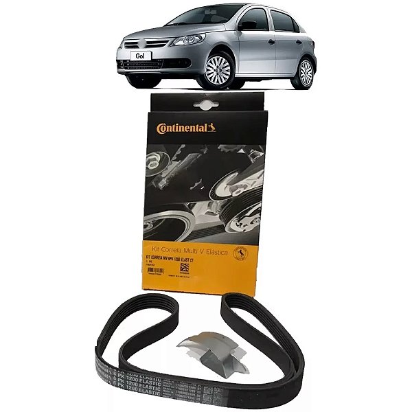 CORREIA ALTERNADOR DIREÇÃO HIDRÁULICA GOL G5 G6 2008 A 2016