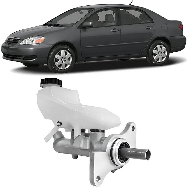 CILINDRO MESTRE FREIO COM RESERVATÓRIO COROLLA 1.6 1.8 2002 A 2008