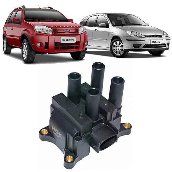 BOBINA IGNICAO COURIER FIESTA 1999 A 2008 ECO SPORT 2003 A 2008 KA 1999 A 2007 FOCUS 2001 A 2008