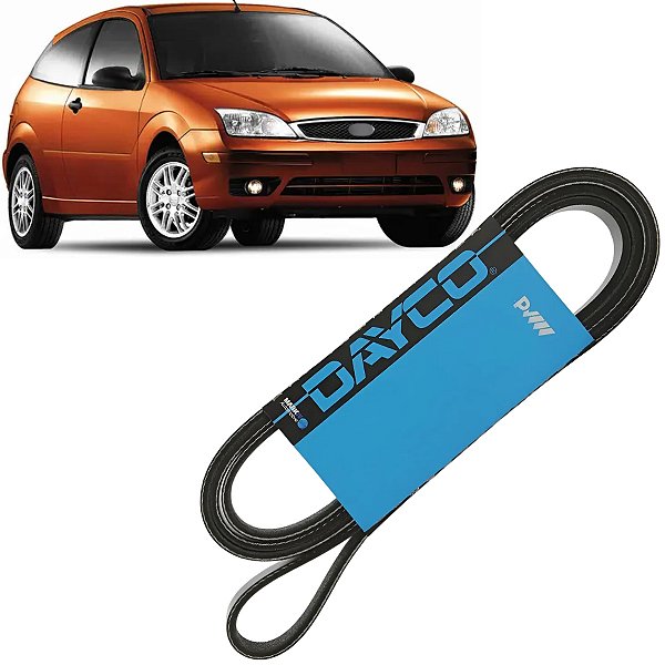 CORREIA MICRO V ALTERNADOR BOMBA ÁGUA DIREÇÃO HIDRÁULICA FOCUS 1.8 2.0 16V 2001 A 2004