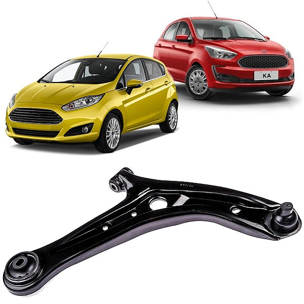 BANDEJA DIANTEIRA INFERIOR LADO DIREITO COMPLETA NEW FIESTA 2010 A 2019 NOVO KA 2014 A 2021