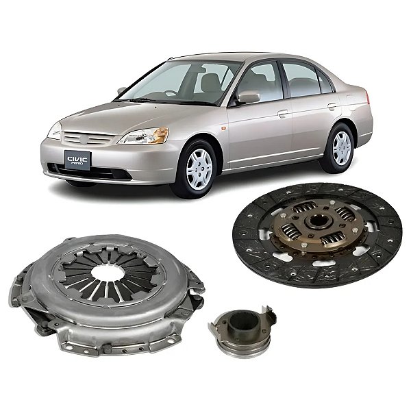 KIT EMBREAGEM CIVIC 1.7 16V 2001 2002 2003 2004 2005