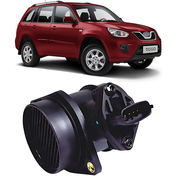 MEDIDOR DE FLUXO DE AR MAF CONECTOR 5 PINOS TIGGO 2.0 2009 A 2015