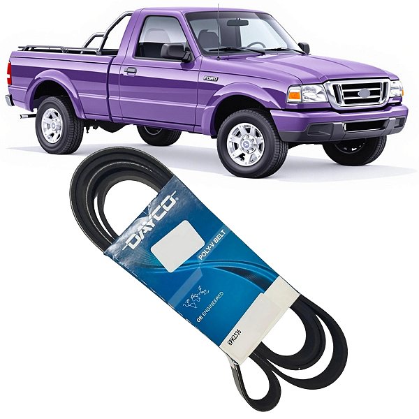 CORREIA ALTERNADOR RANGER 3.0 POWER STROKE 2004 EM DIANTE COM AR E DIREÇÃO