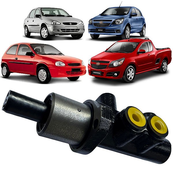 CILINDRO MESTRE FREIO AGILE 2010 2011 CLASSIC 2003 A 2009 CORSA 1998 A 2006 MONTANA 2011 A 2013 SEM FREIO ABS SISTEMA TEVES