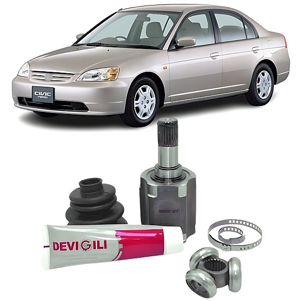 TULIPA COM TRIZETA CIVIC 1.7 16V MANUAL 2001 2002 2003 2004 2005 2006