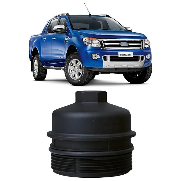 TAMPA SUPORTE FILTRO OLEO RANGER 2.2 3.2 2012 A 2024 TROLLER T4 3.2 2015 A 2021
