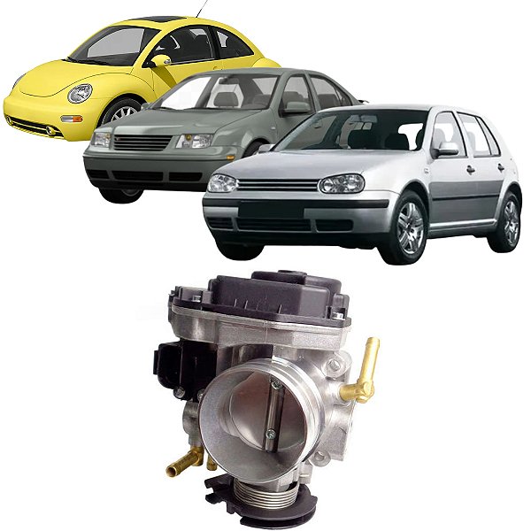 CORPO DE BORBOLETA NEW BEETLE BORA GOLF 2.0 8V 1998 1999 2000 2001