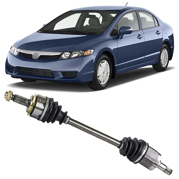 SEMI EIXO ESQUERDO CIVIC 1.8 AUTOMÁTICO 2006 2007 2008 2009 2010 2011