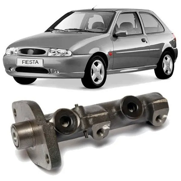 CILINDRO MESTRE DUPLO FIESTA 1.0 8V 1996 A 2014 1.3 8V 1996 A 1999