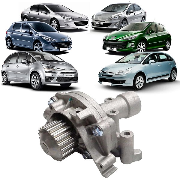 BOMBA DE AGUA COMPLETA COM CAIXA EM ALUMÍNIO C4 PICASSO C5 XSARA PICASSO 307 308 407 408 2.0 16V