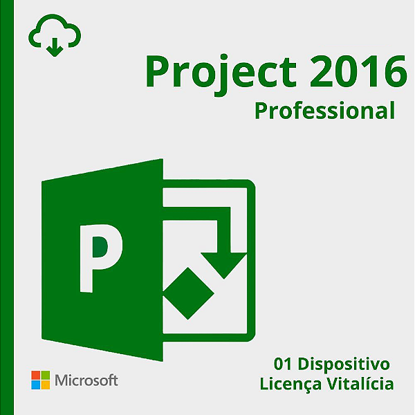 Microsoft Project Professional 2016 ESD – Vitalício