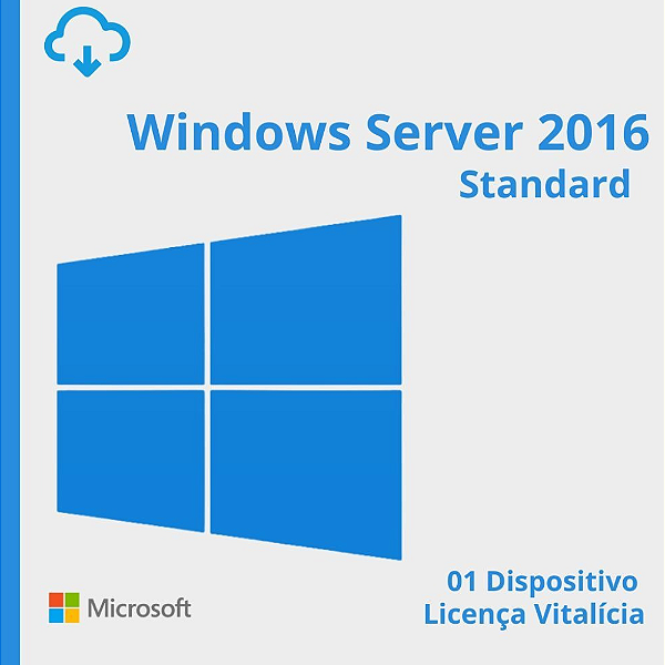 MICROSOFT WINDOWS SERVER 2016 STANDARD 64 BIT 16 CORE