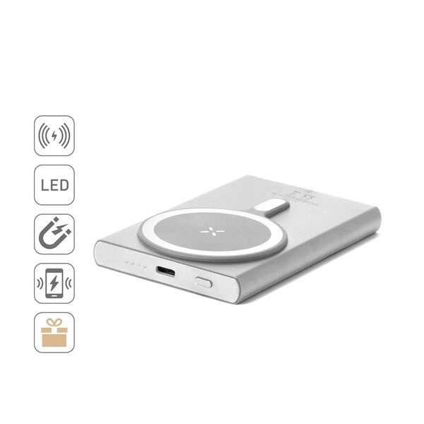 Bateria Portátil Magnética 5000 mAh