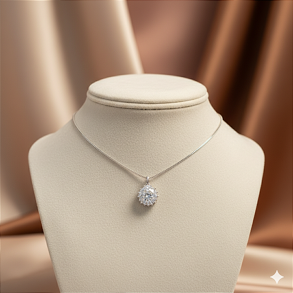 Gargantilha/Choker Lumina Banhada a Prata 925