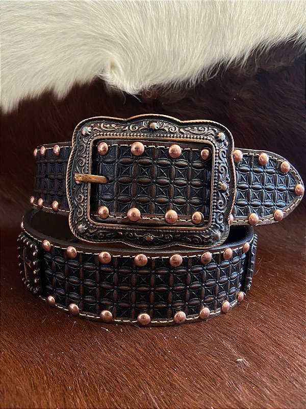 Cinto Marrom de Cruz simples