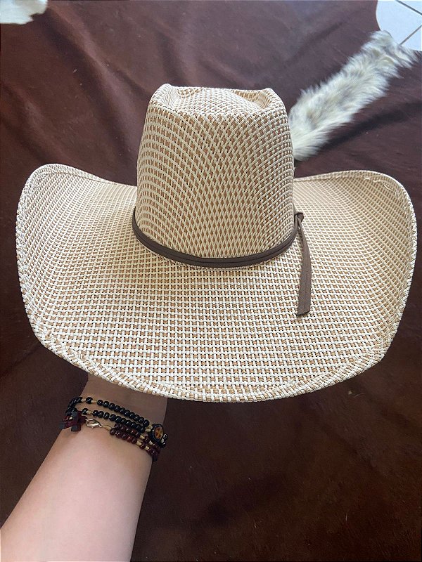 Chapéu Eldorado Company Lona Mescla American Bulls Bege cru