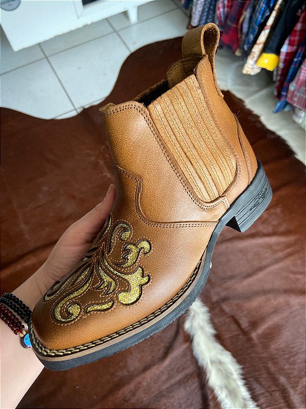 Botina La Mexicana DALLAS CARAMELO