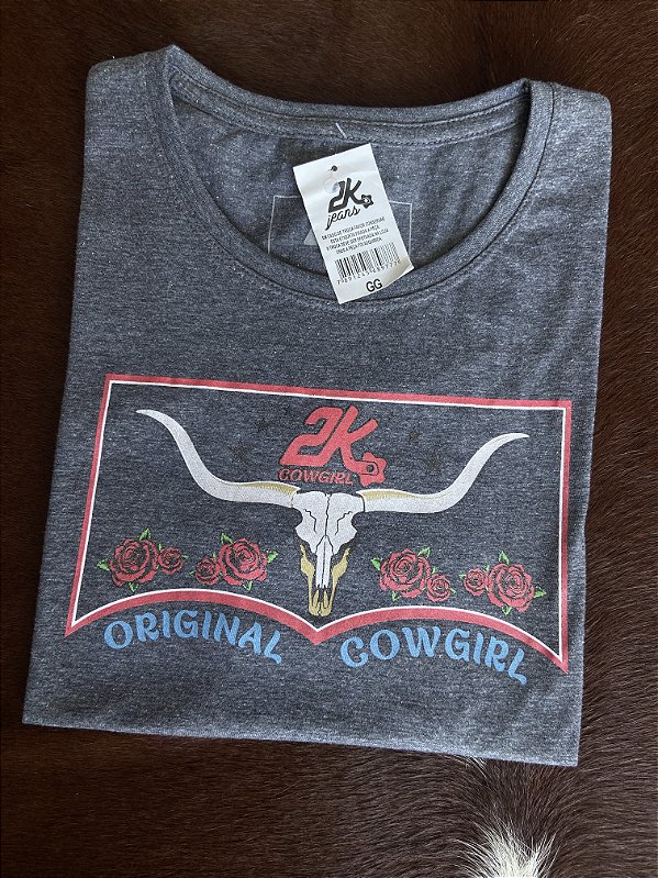 Camiseta 2K Jeans Cinza escuro