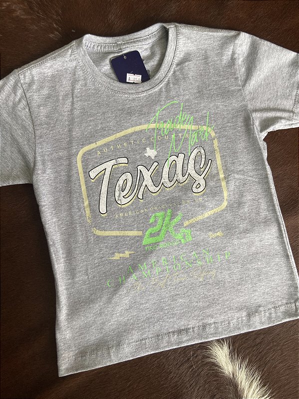 Camiseta Texas Road Cinza