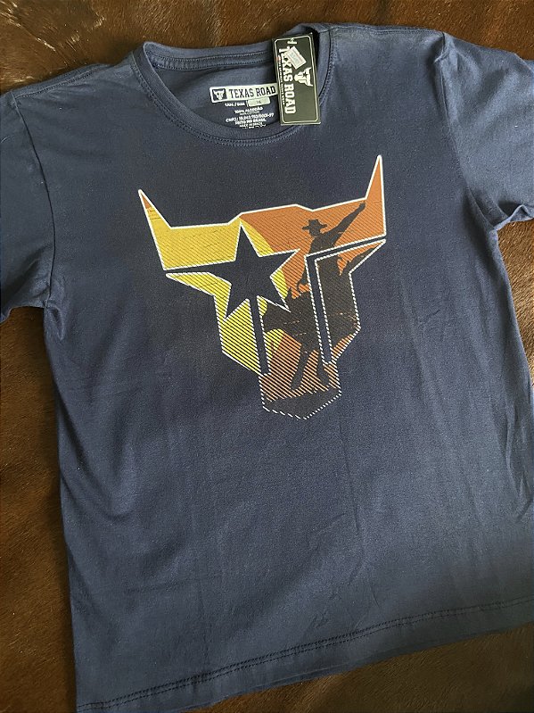 Camiseta Texas Road Azul